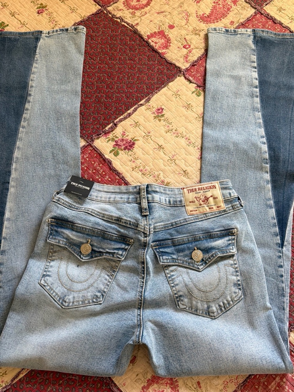 True Religion Women’s Light Wash Denim Jeans